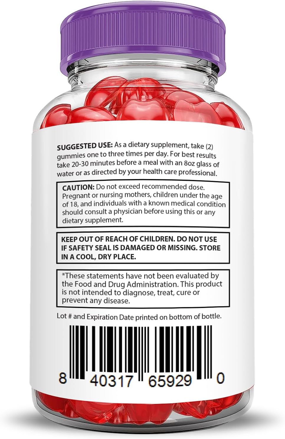 Keto Gummies Vinagre de sidra de manzana Paquete 2 PureSlim