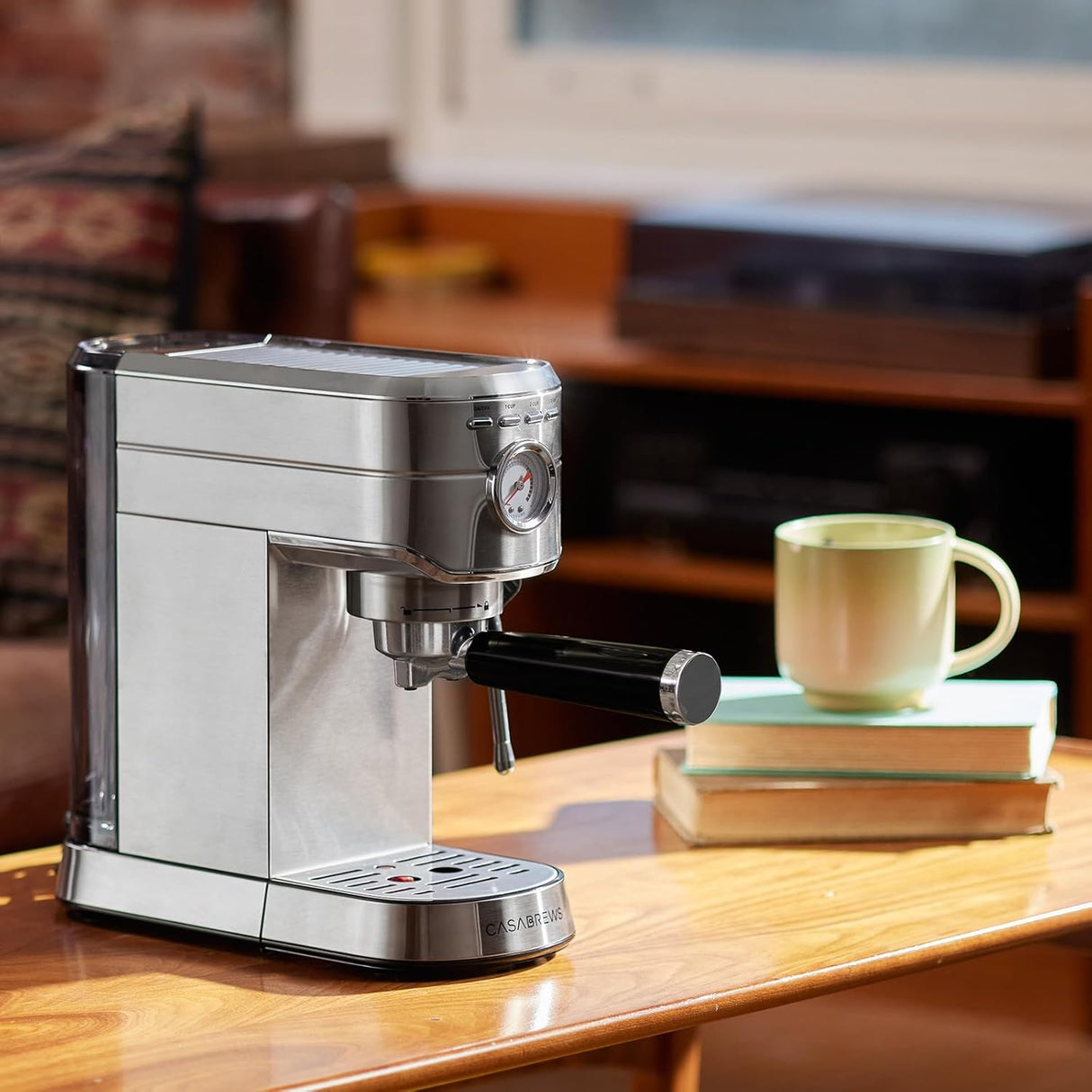 Cafetera Espresso Casabrews CM5418 20 Bar, Compact, Removible