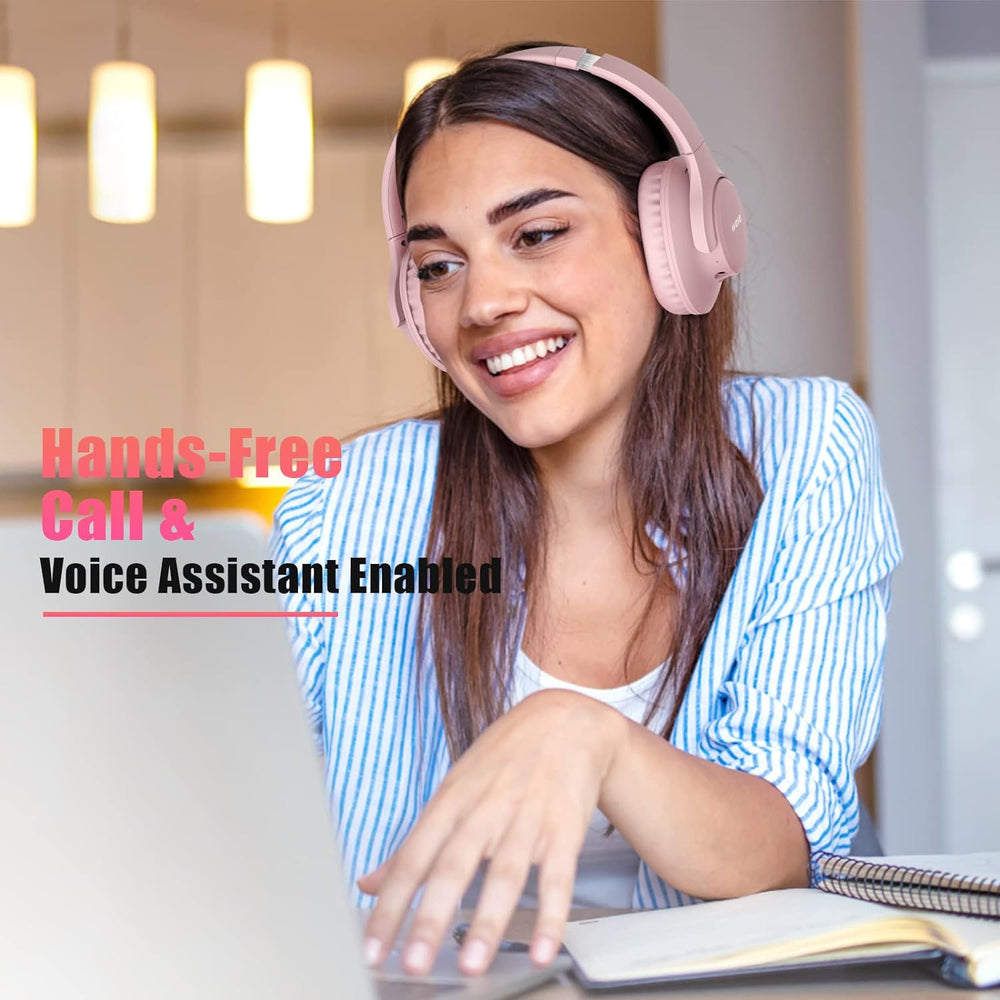 Auriculares Bluetooth KVIDIO, 65h, plegables, con micrófono