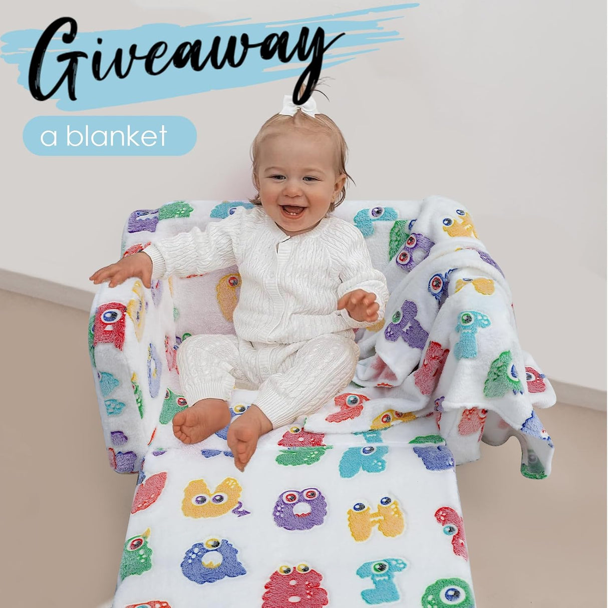 Silla plegable de felpa suave que brilla en la oscuridad