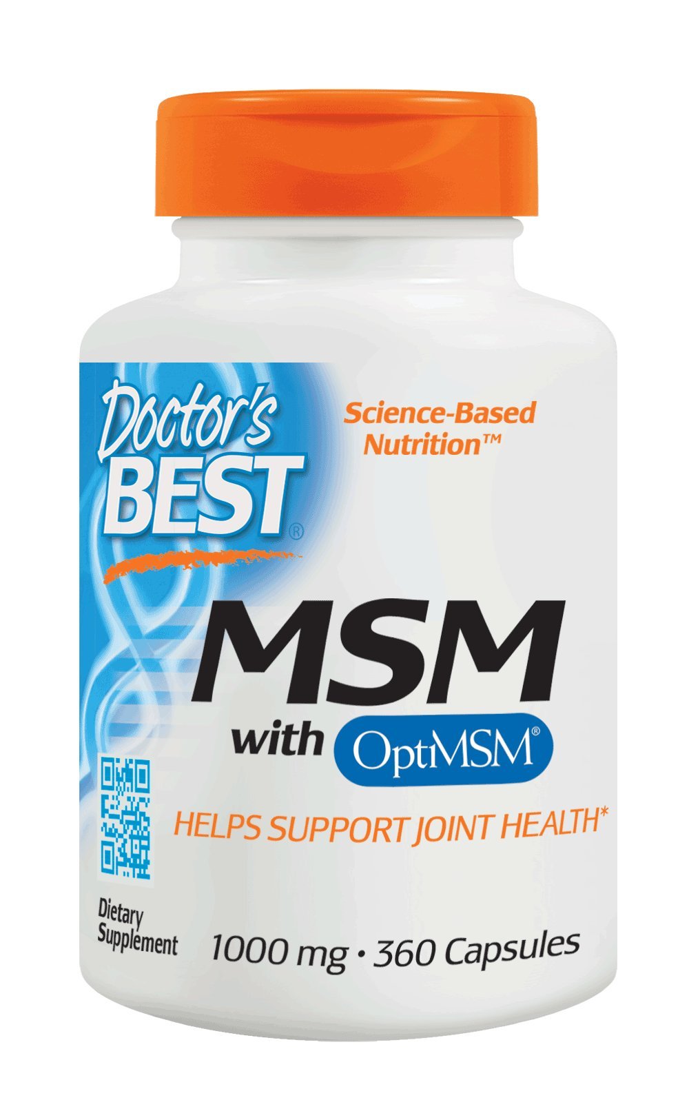 Doctor's Best MSM con OptiMSM, sin OMG, sin gluten