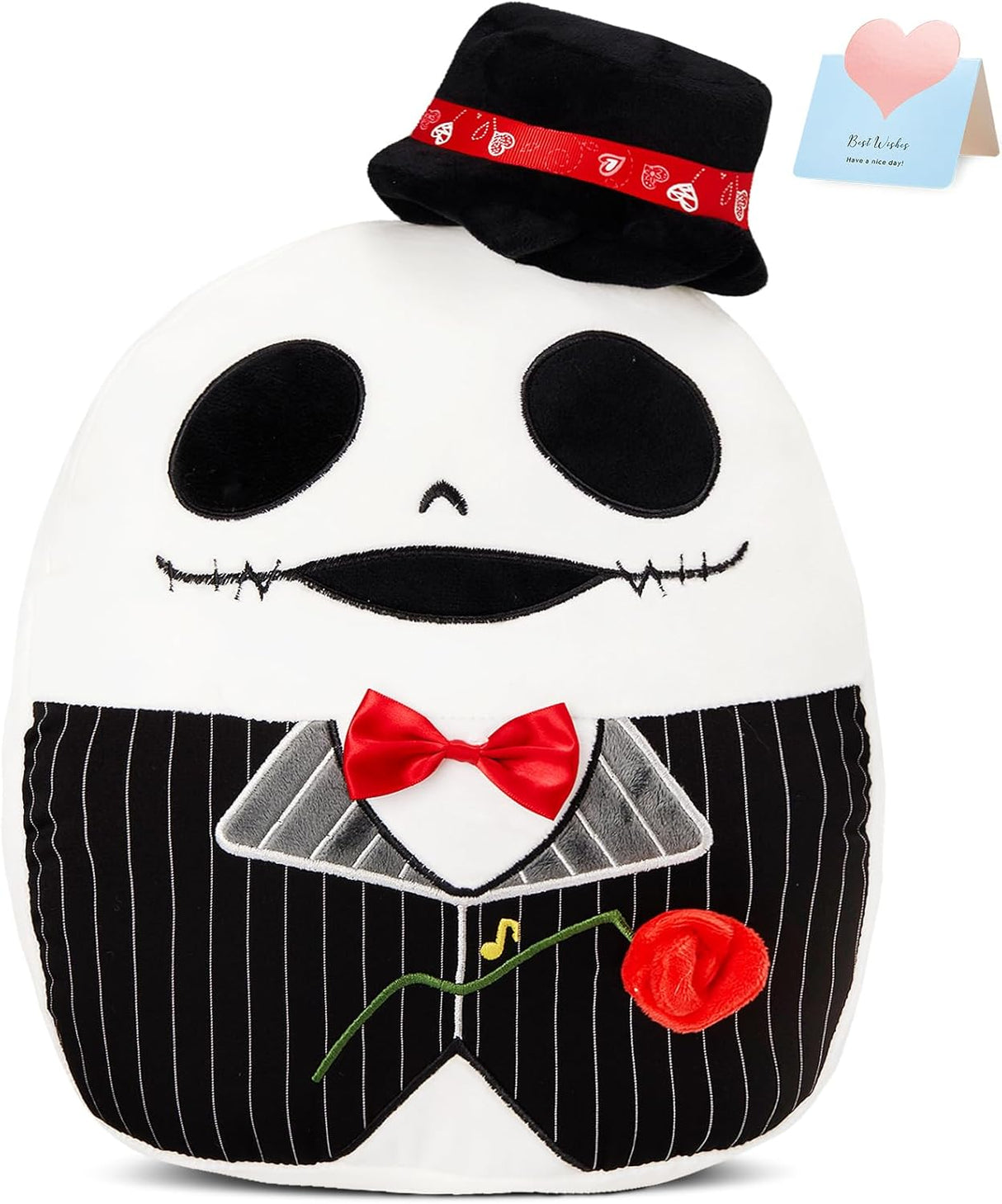 Pillow Jack Skellington Glow Guards, Plushie Halloween Decor
