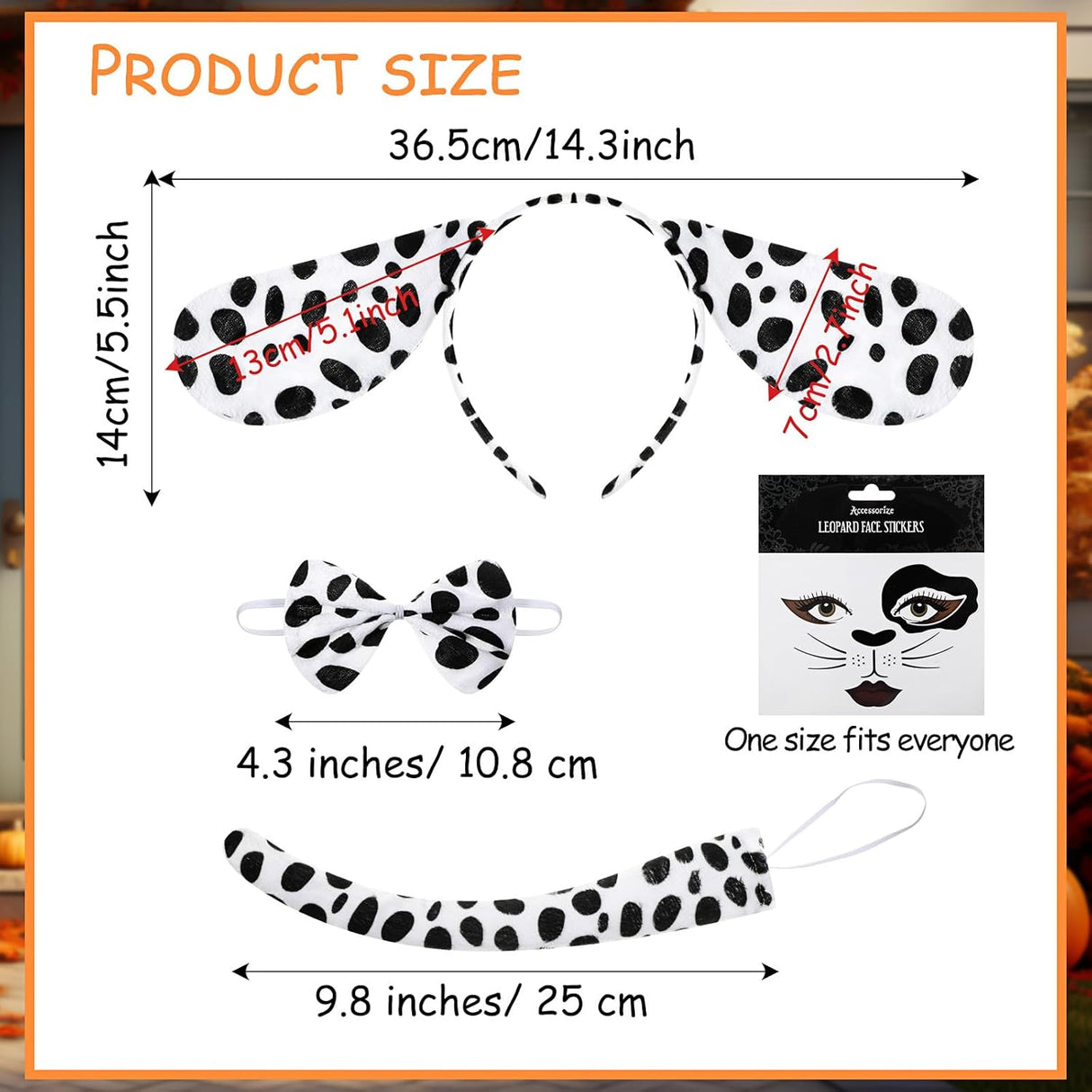 Disfraz de Gato de Leopardo Janinka con Accesorios para Cosplay