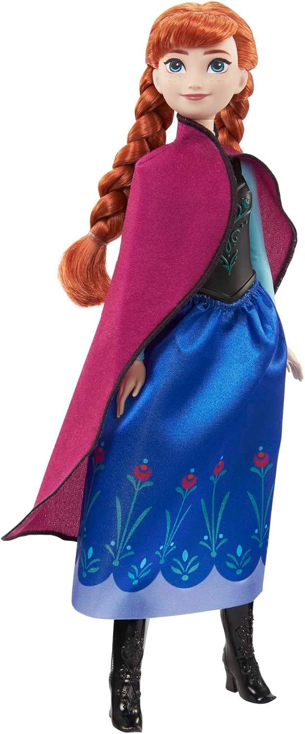 Muñeca Anna de Mattel Disney Princesas, Posable con ropa y accesorios