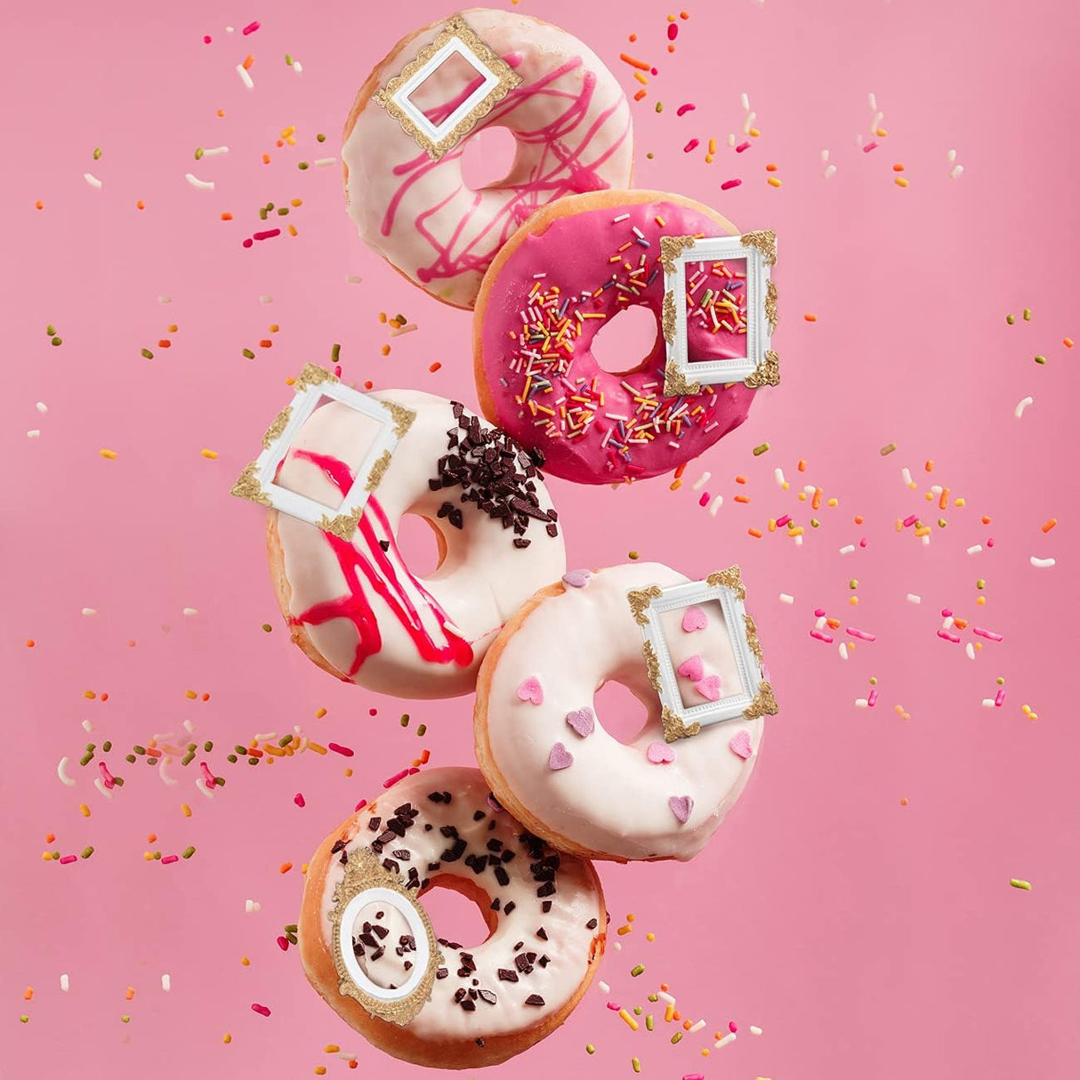 Sakolla Molde de silicona para marco de fotos paquete de 3