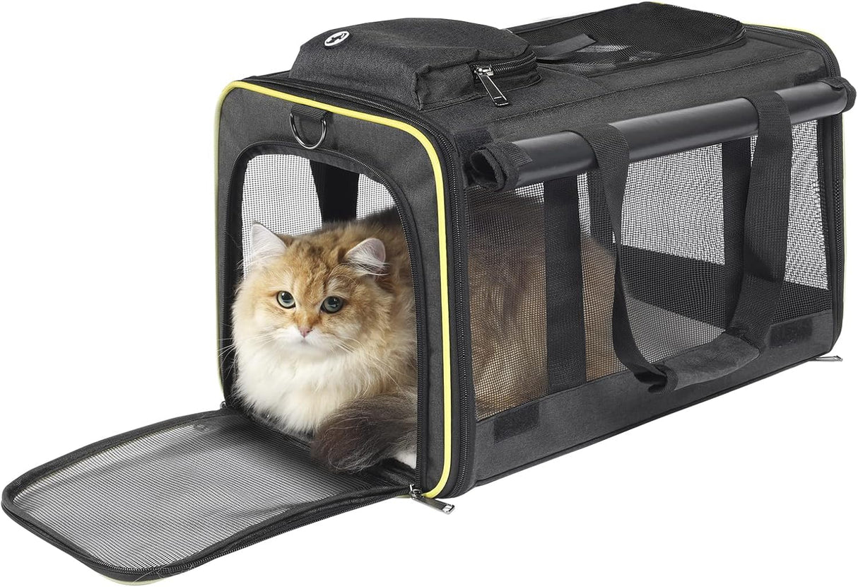 Transportador Suave para Gatos Grandes 20 lbs+ - Duradero 2 en 1