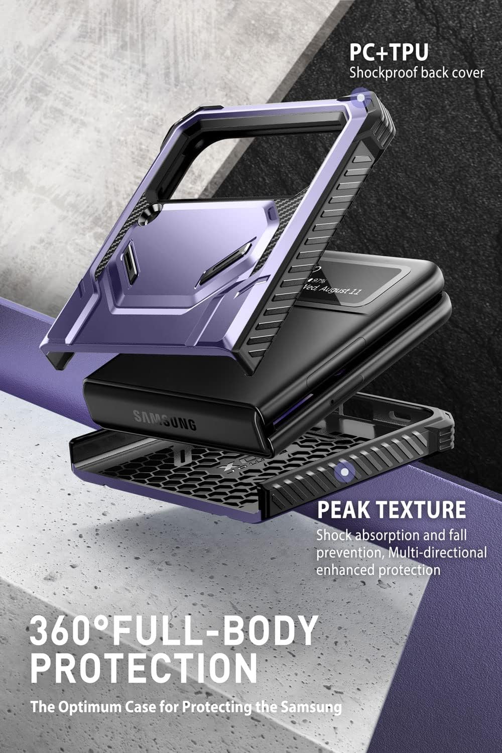 Funda resistente para Samsung Galaxy Z Flip 4 5G 2022