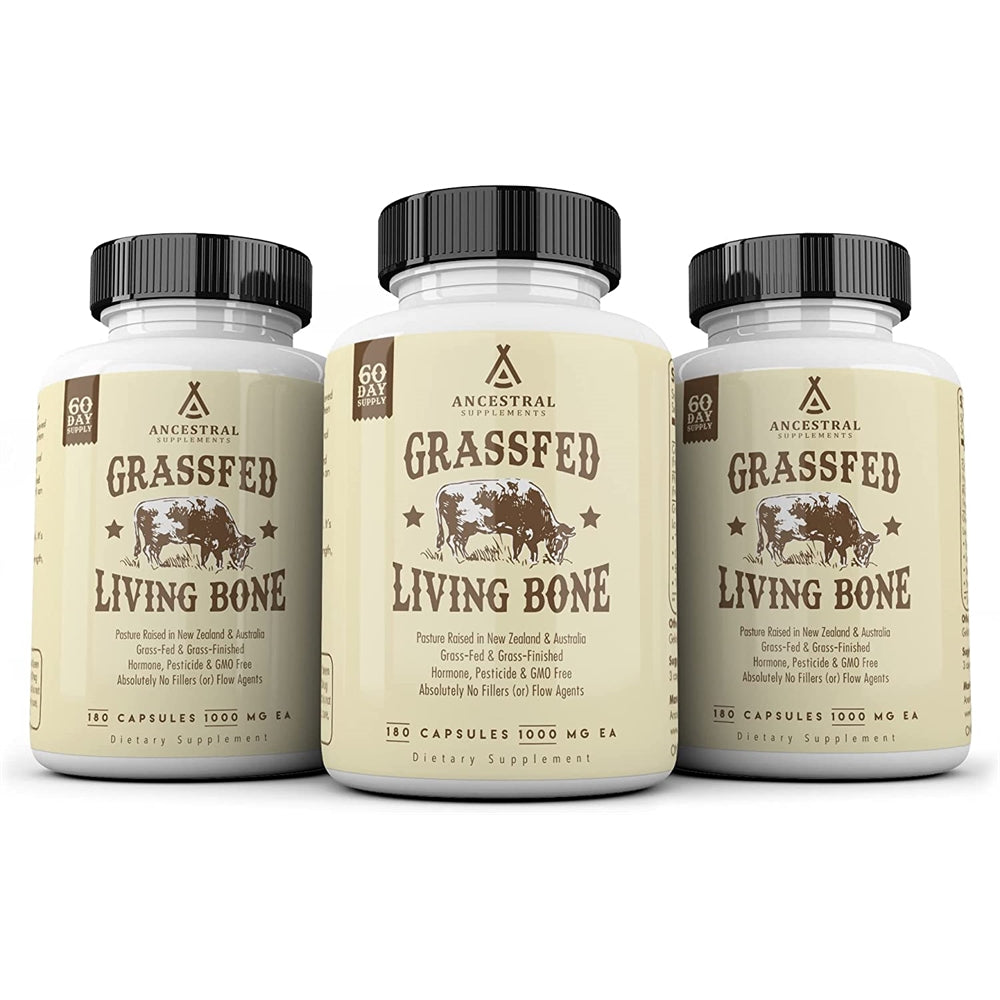 Suplementos Alimenticios Hueso vivo alimentado con hierba