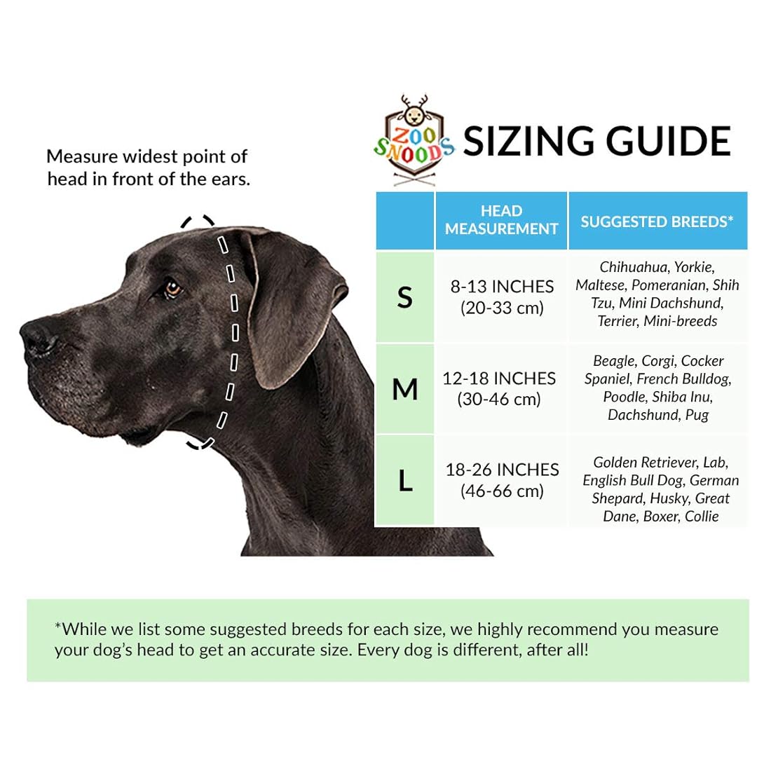 Disfraz de perro unicornio de Zoo Snoods: diadema