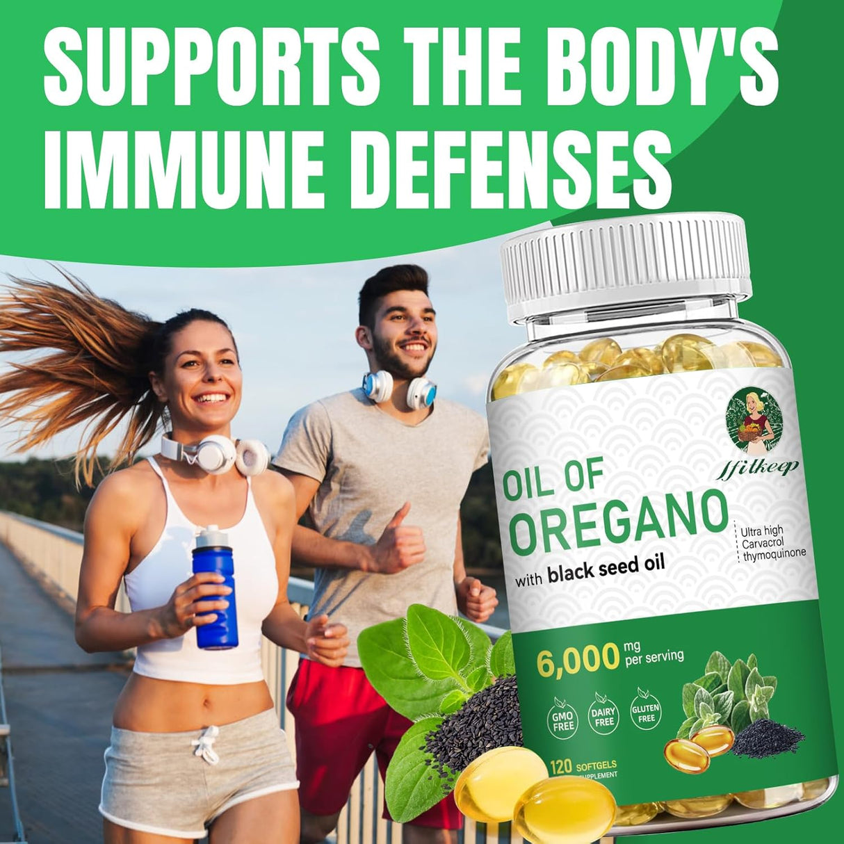 Aceite de Orégano en Softgels, Balance, 120 cápsulas