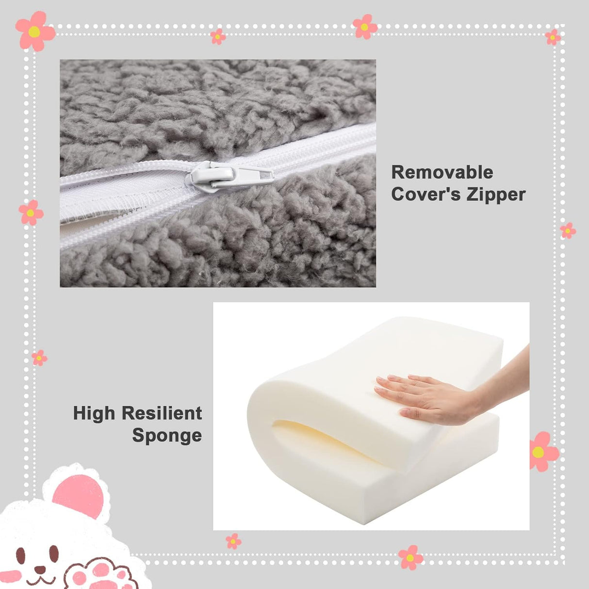 Sofá de lectura Sherpa individual, color gris. ALIMORDEN