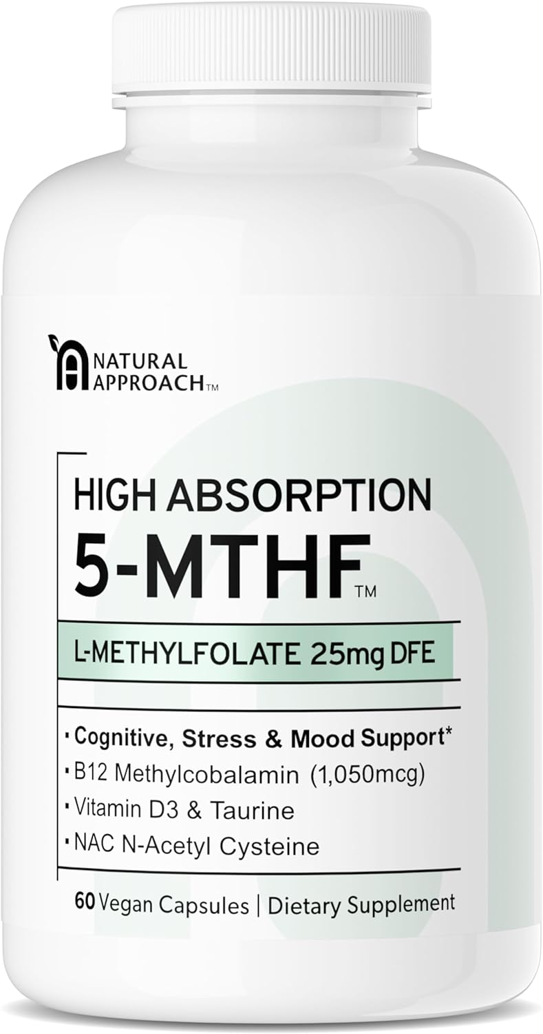 Suplemento 5-MTHF L-metilfolato de 15 mg folato B9 bioactivo