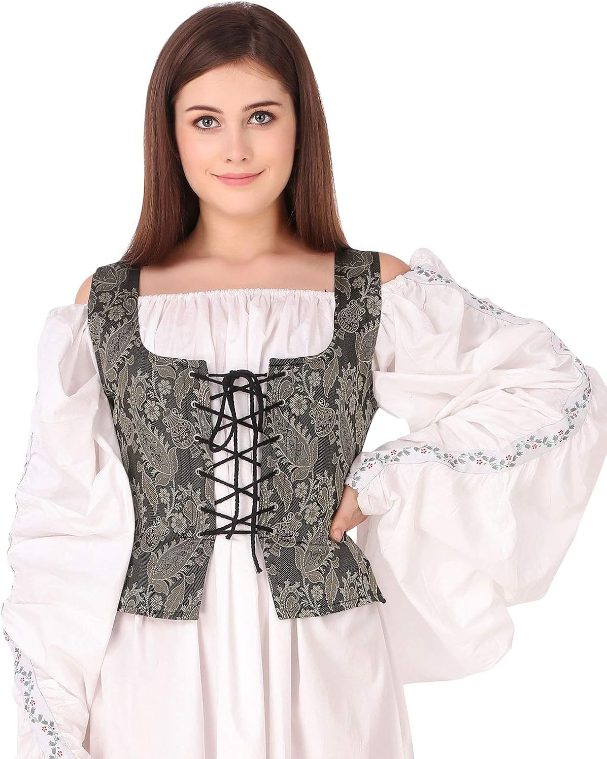 Disfraces de pirata gris medieval talla XL