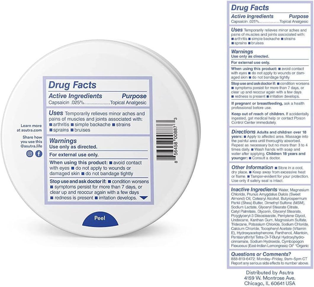 Manteca Corporal de Magnesio con Capsaicina | Alivio Natural