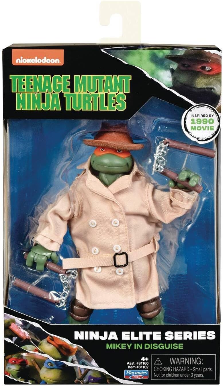 Figura Michelangelo Disfrazado Ninja Elite 6 - Playmates Toys