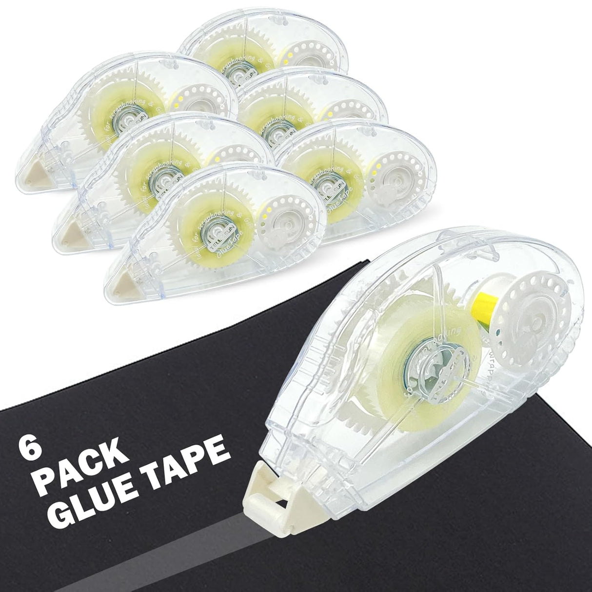 Rodillo de cinta adhesiva de doble cara 0.3 in x 33 pies..