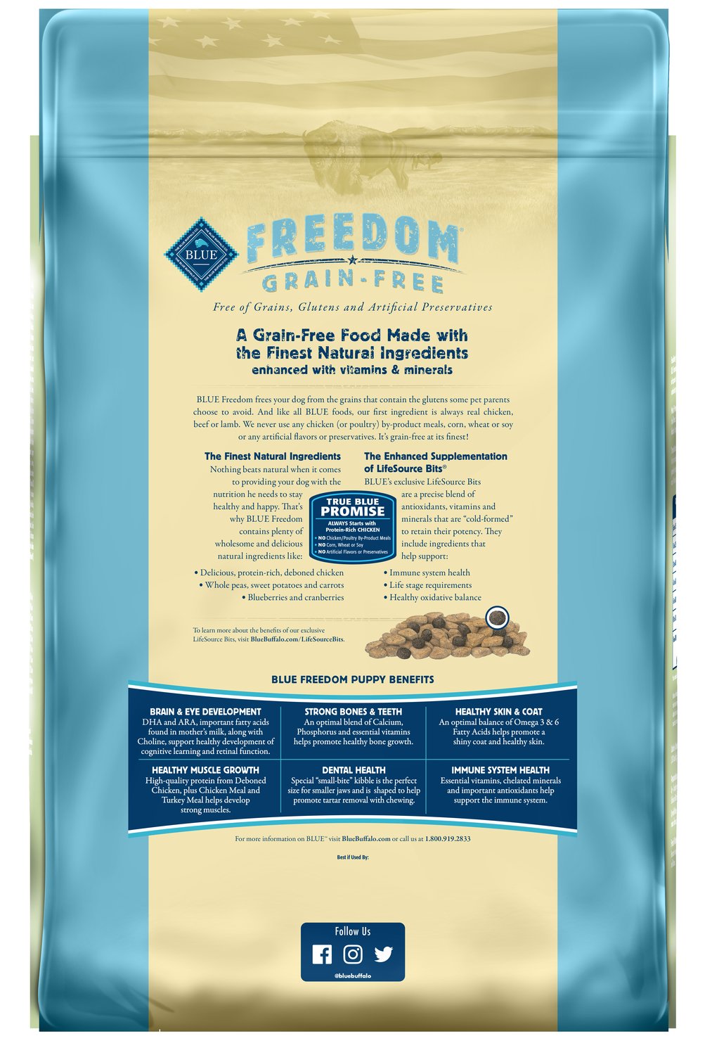Blue Buffalo Comida seca para perros, pollo 24 lb