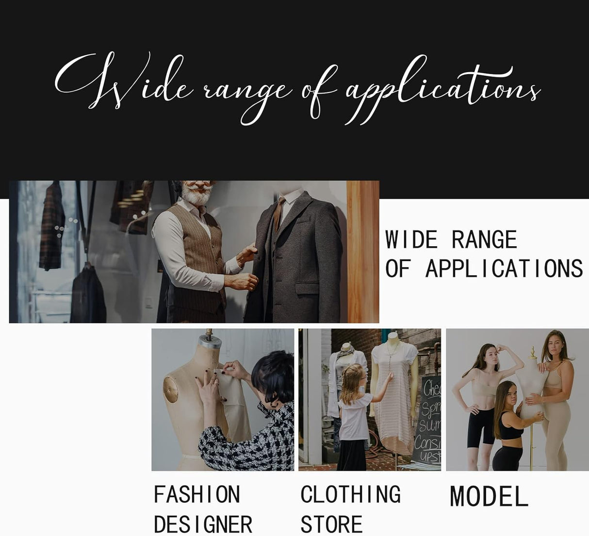 Maniquí Ajustable para Costura, Pinnable, 12-18, 13 Diales