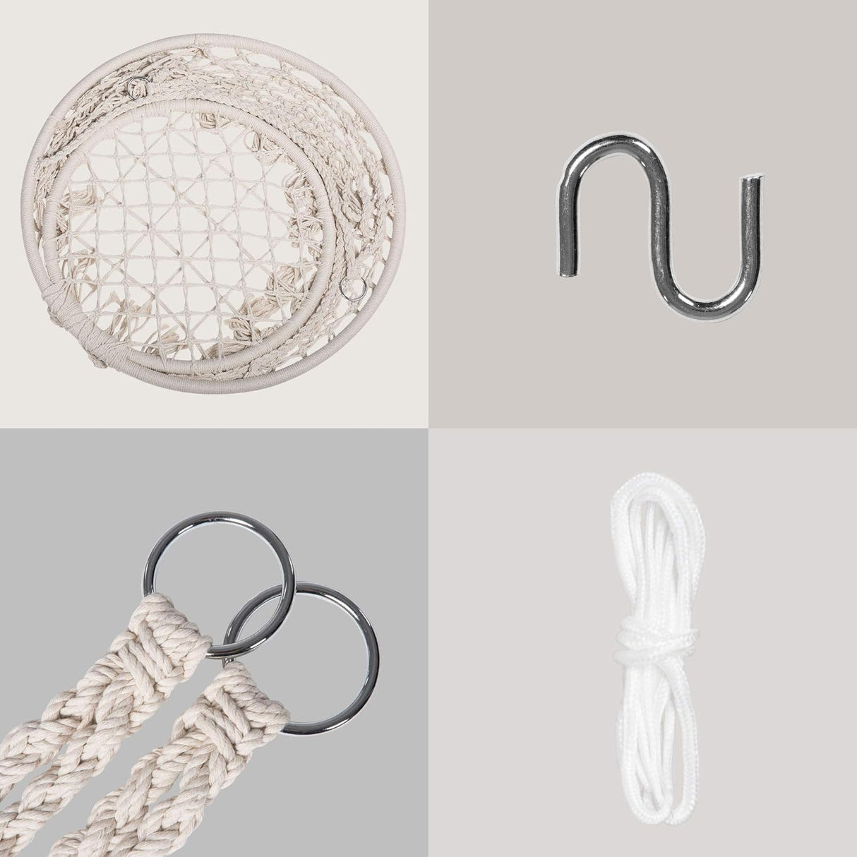 Hamaca Colgante SUNCREAT con Bolsillo, Capacidad 330 lbs, 2 Pzs