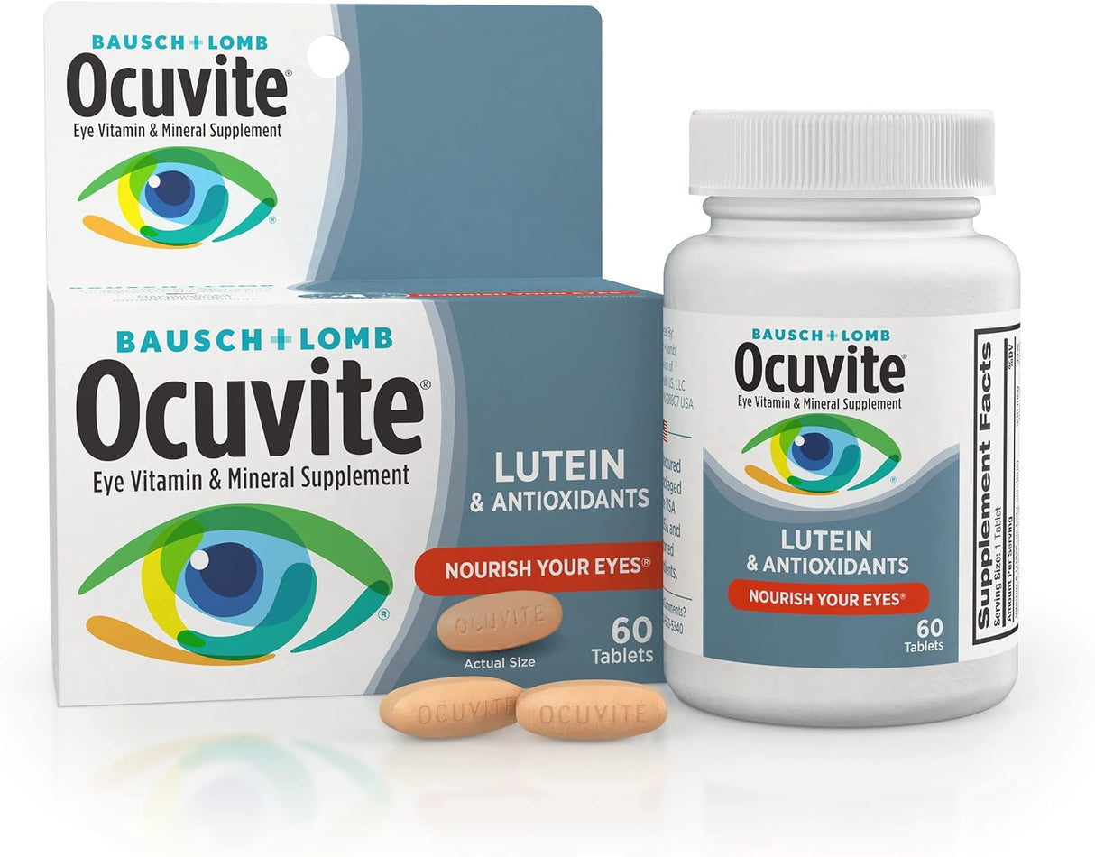 Ocuvite Suplemento de vitamina y mineral para ojos de Bausch