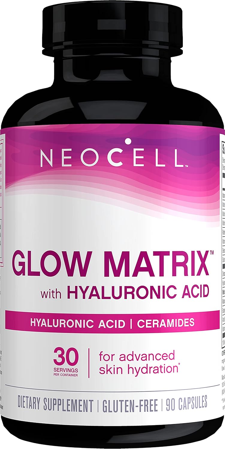 Suplemento dietético hidratador de la piel Glow