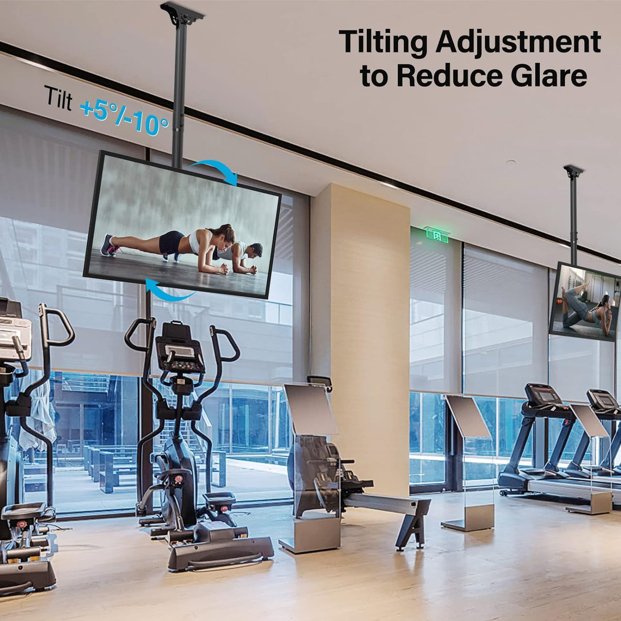 Soporte de TV de Techo MOUNTUP, Ajuste Altura MU0040