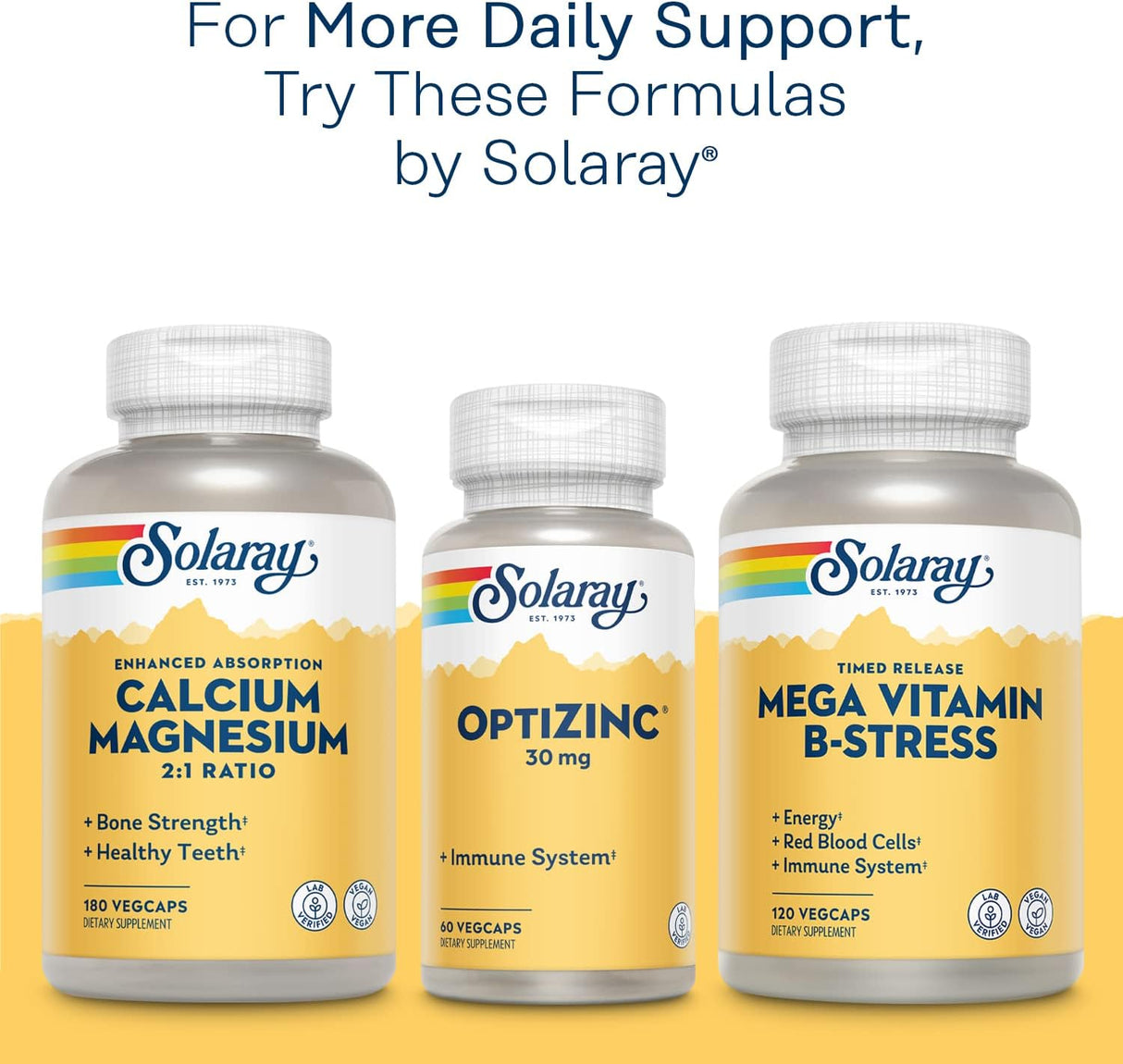 Solaray Suplemento C con escaramujos Acerola 100 unidades