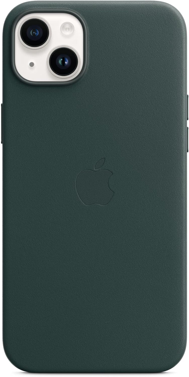 Apple Funda de cuero para iPhone 14 Plus con MagSafe - Verde bosque