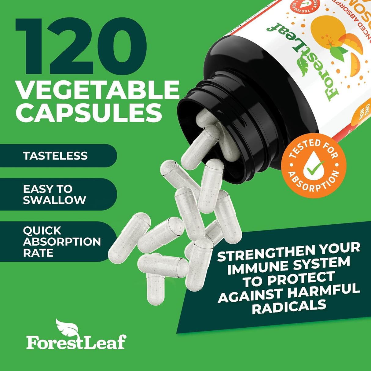 Suplementos Vitamina C liposomal 1000 mg con aceite MCT