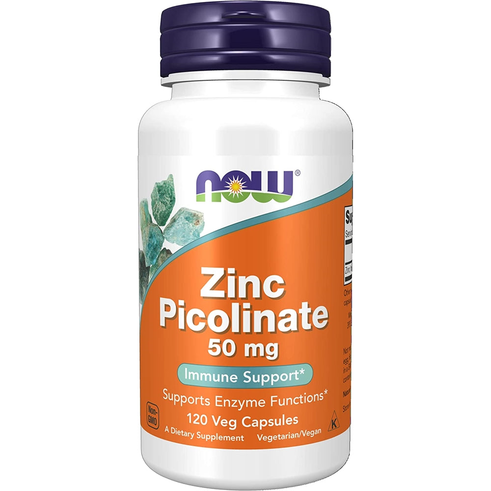 Suplementos Alimenticios picolinato de zinc 50 mg 120 cap