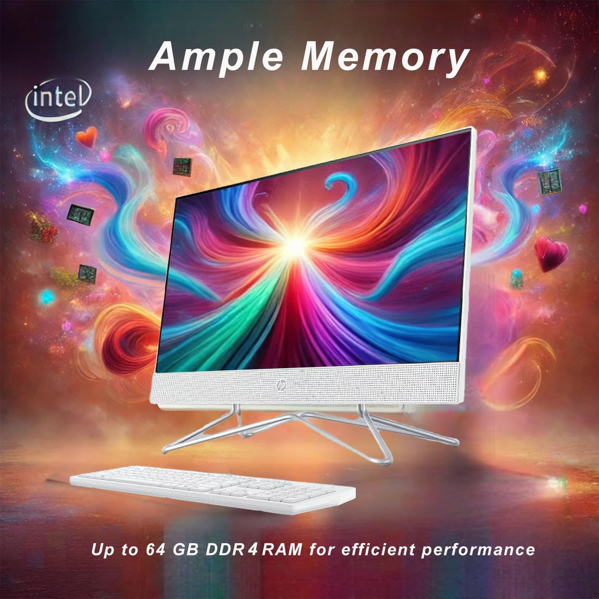 Computadora Todo-en-Uno HP, 21.5 FHD, 16GB RAM, 512GB SSD