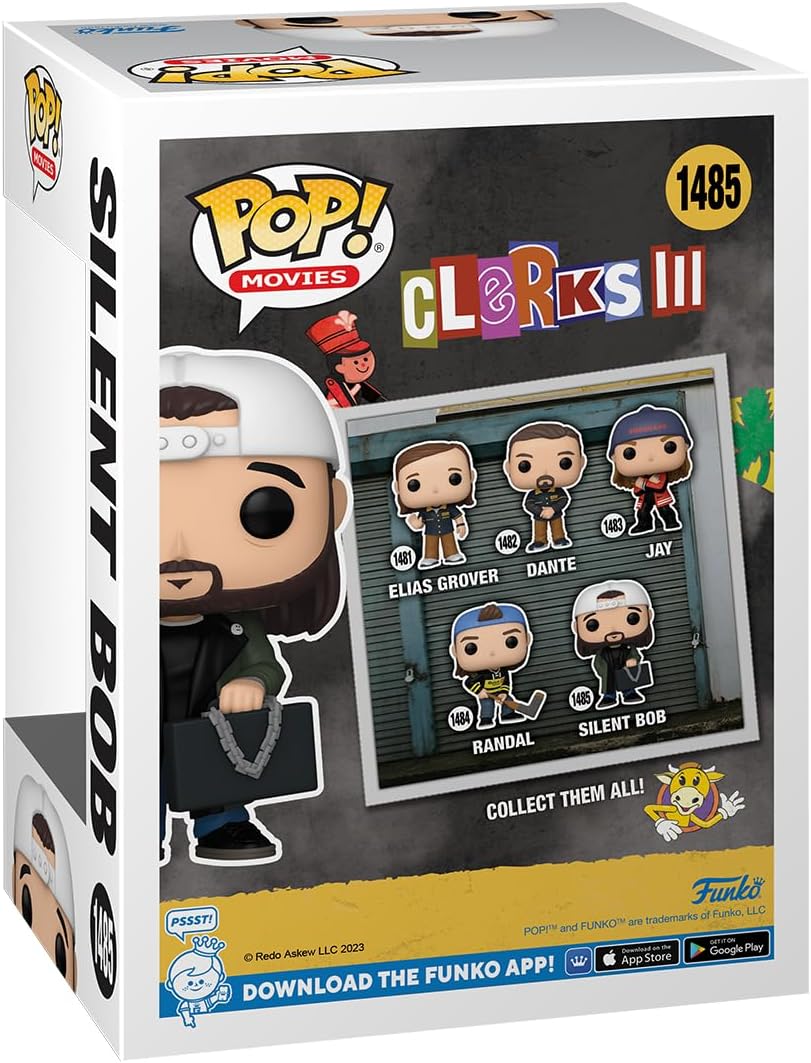 Funko Pop! Películas: Clerks 3 - Figurita Silent Bob