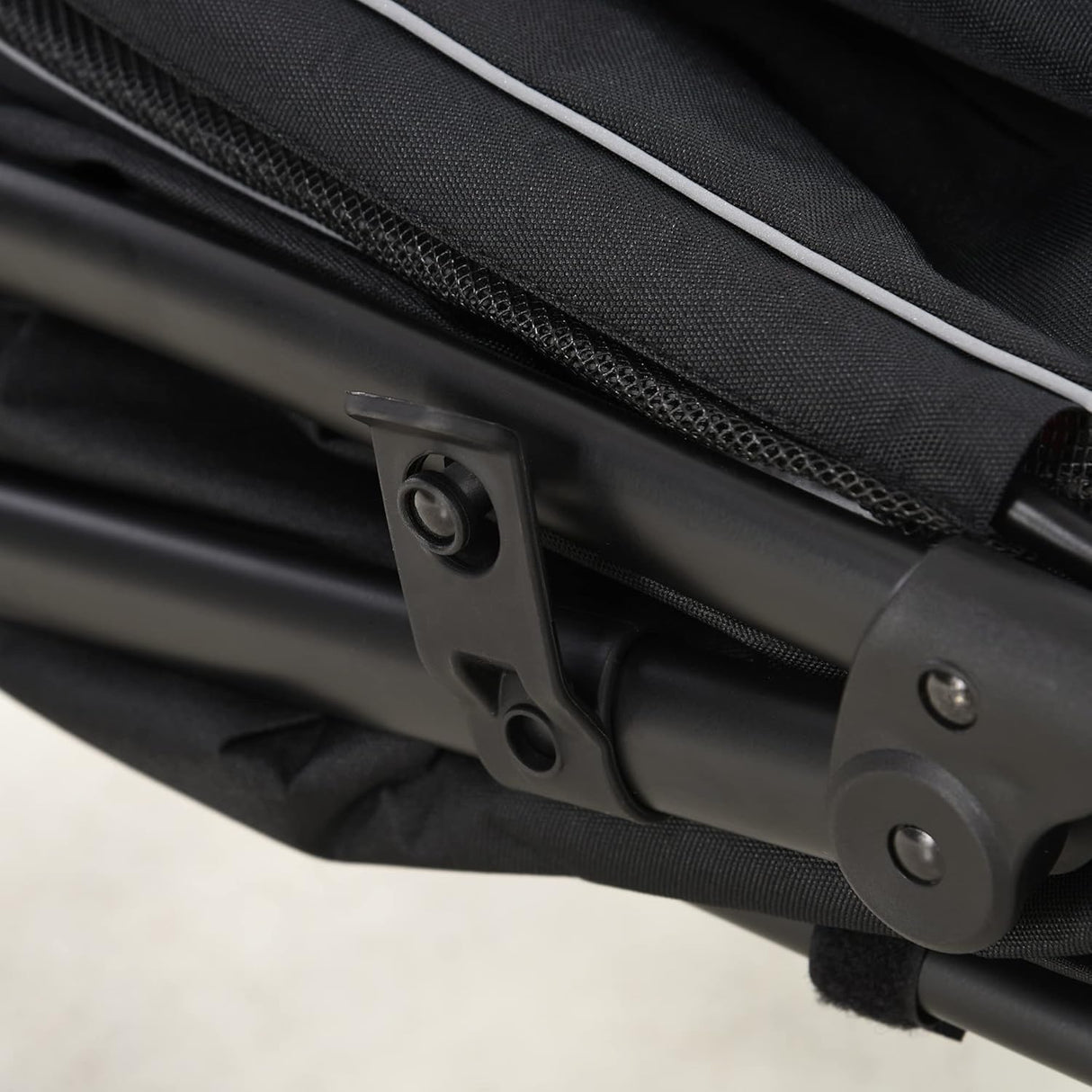 Carrito para perros PawHut, hasta 30 kg, plegable, con ruedas