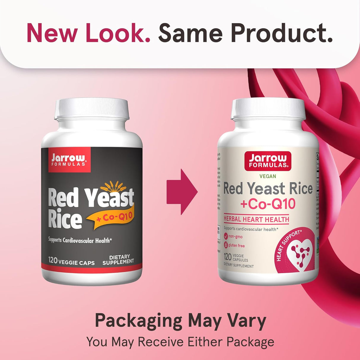 Suplemento Jarrow Formulas Red Yeast Rice 1200 mg & Co-Q10