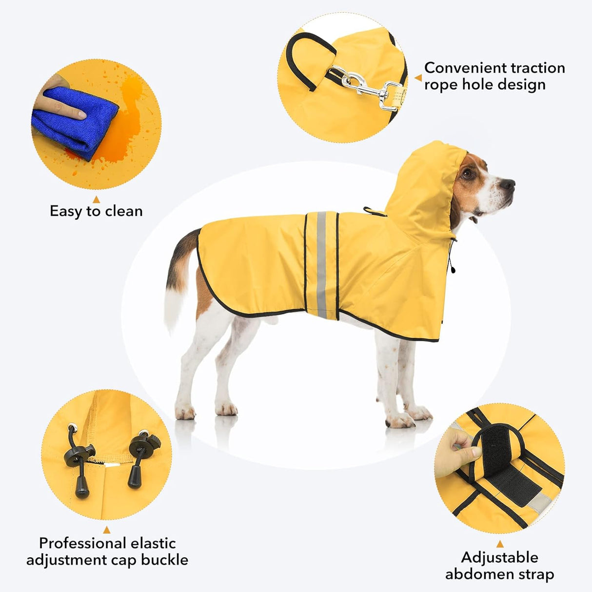 Capa de Lluvia para Perros - Raincoat Dogs, Impermeable, Pequeño