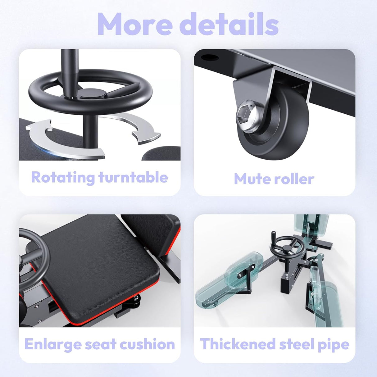 Estirador de Piernas Pro, Heavy Duty, 330LBS, Máquina de Ejercicio