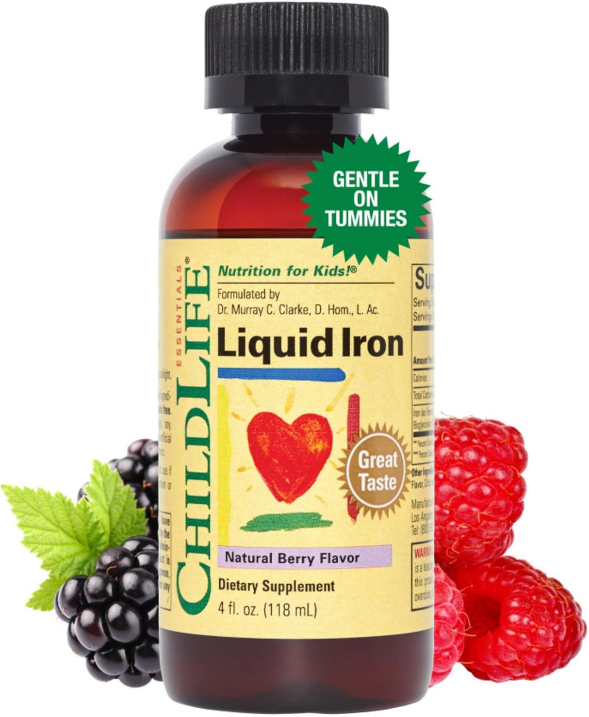 Suplemento Liquid Iron dietético para bebés niños natural