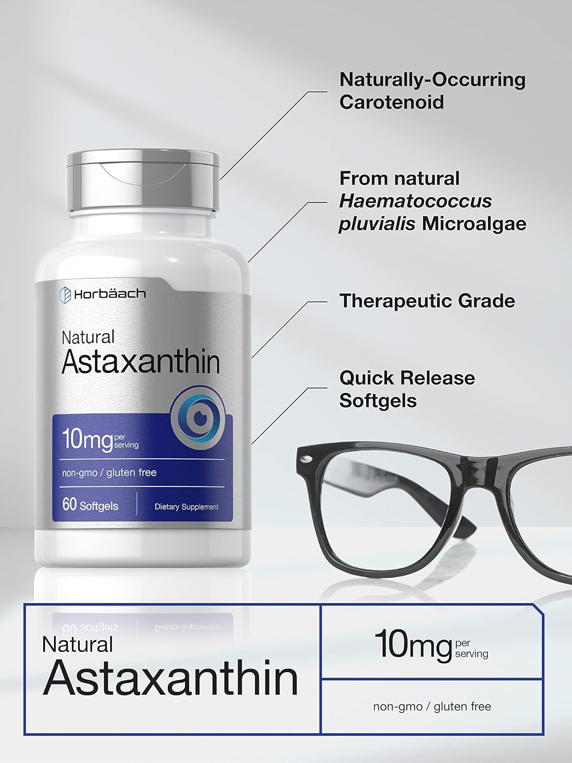 Suplementos Alimenticios Astaxantina sin gluten