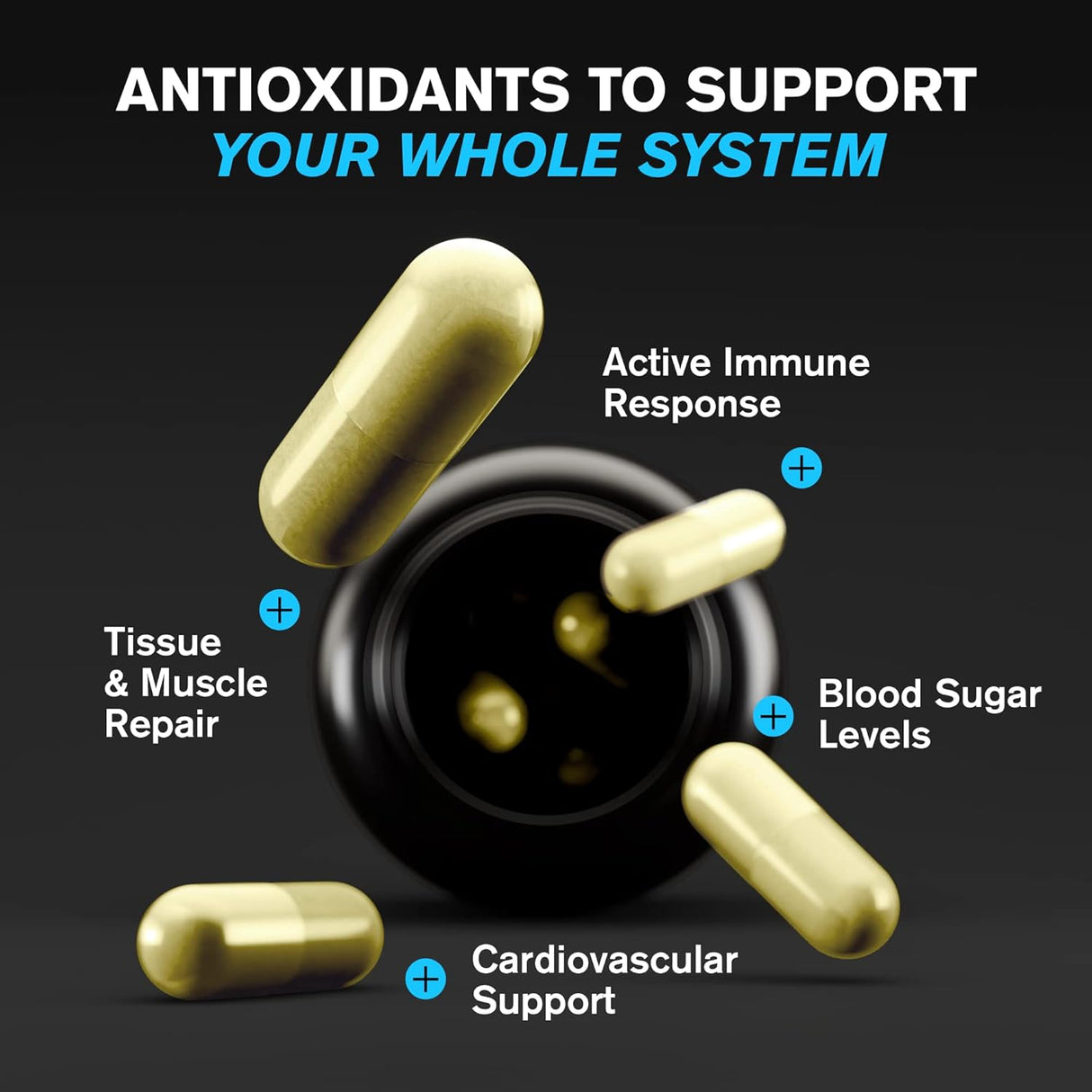 Suplemento de quercetina de 500 mg zinc de 500 mg vitamina C