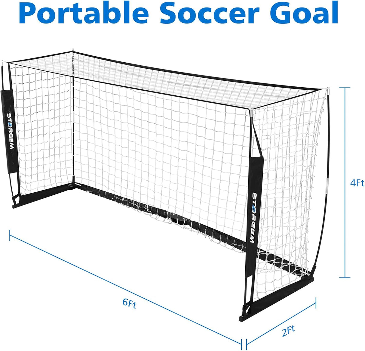 Storgem Portería de fútbol para Patio Trasero