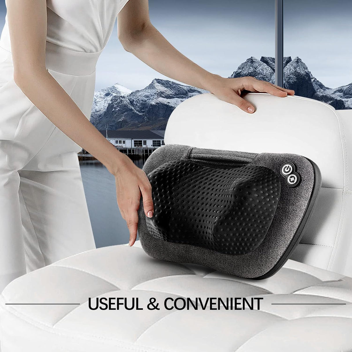 Masajeador VIKTOR JURGEN con Calor, Shiatsu, Portátil