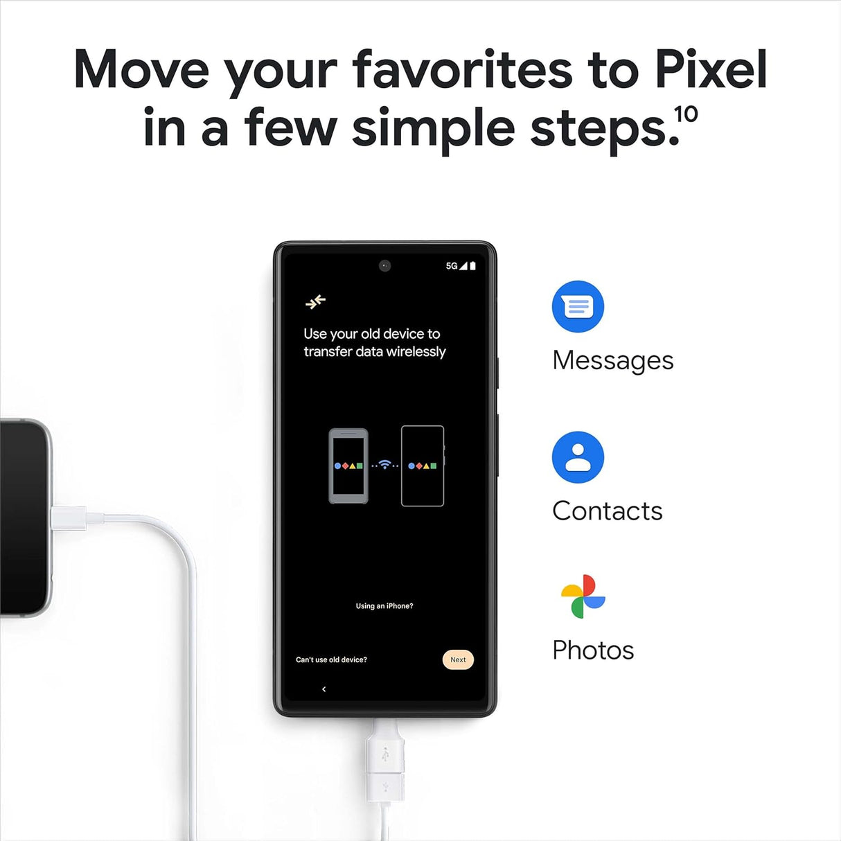 Google Pixel 6a - Teléfono Android 5G - Teléfono inteligente desbloqueado con cámara de 12 megapíxeles y batería de 24 horas, color carbón
