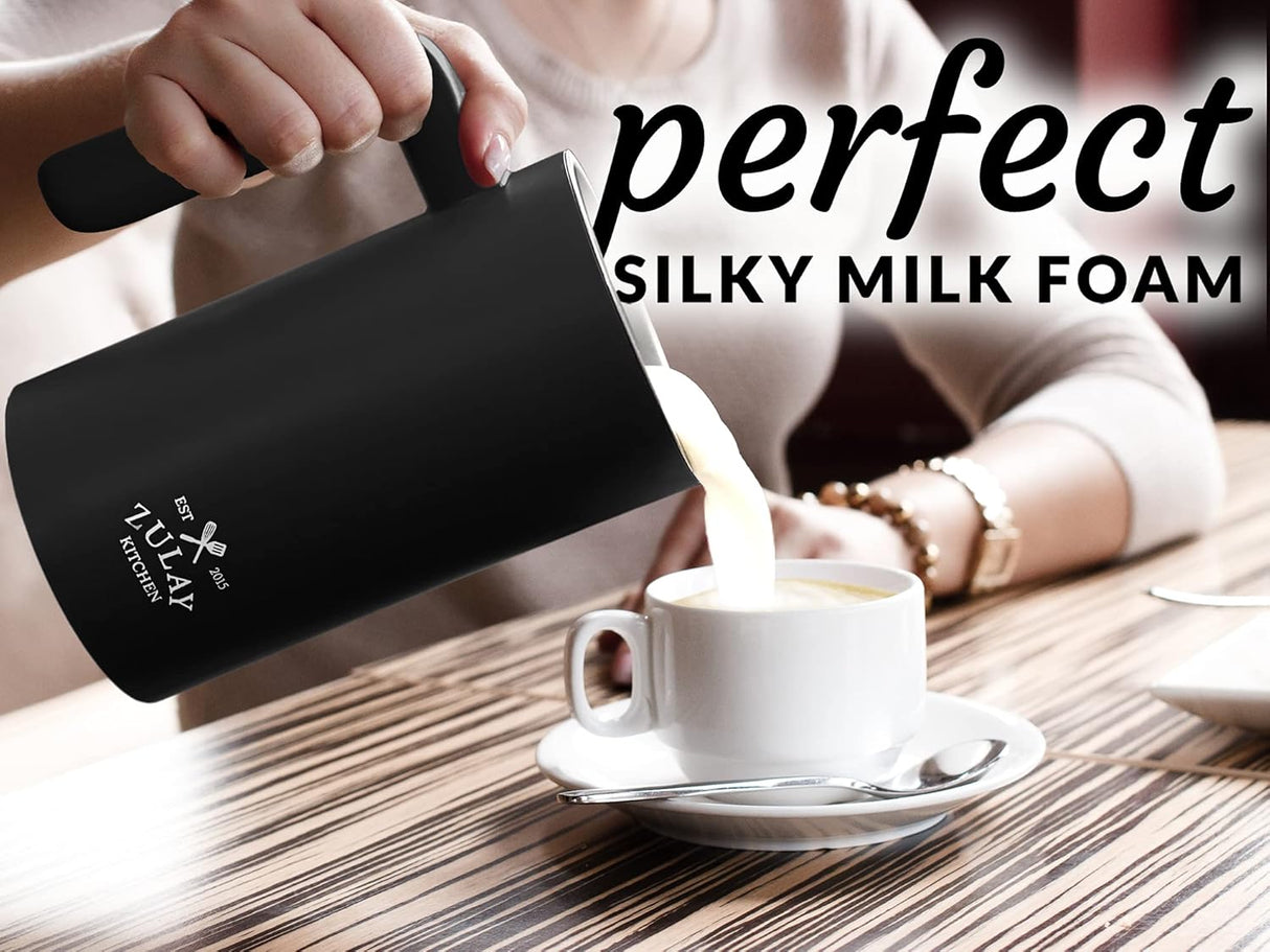 Vaporizador de leche 4 en 1 eléctrico de acero inoxidable