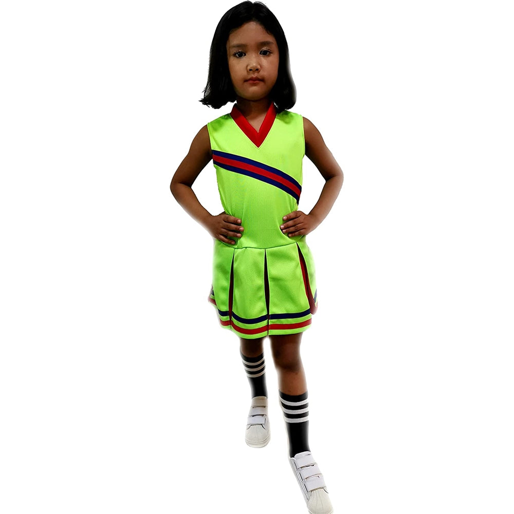 Disfraces de animadora para niñas talla S verde lima
