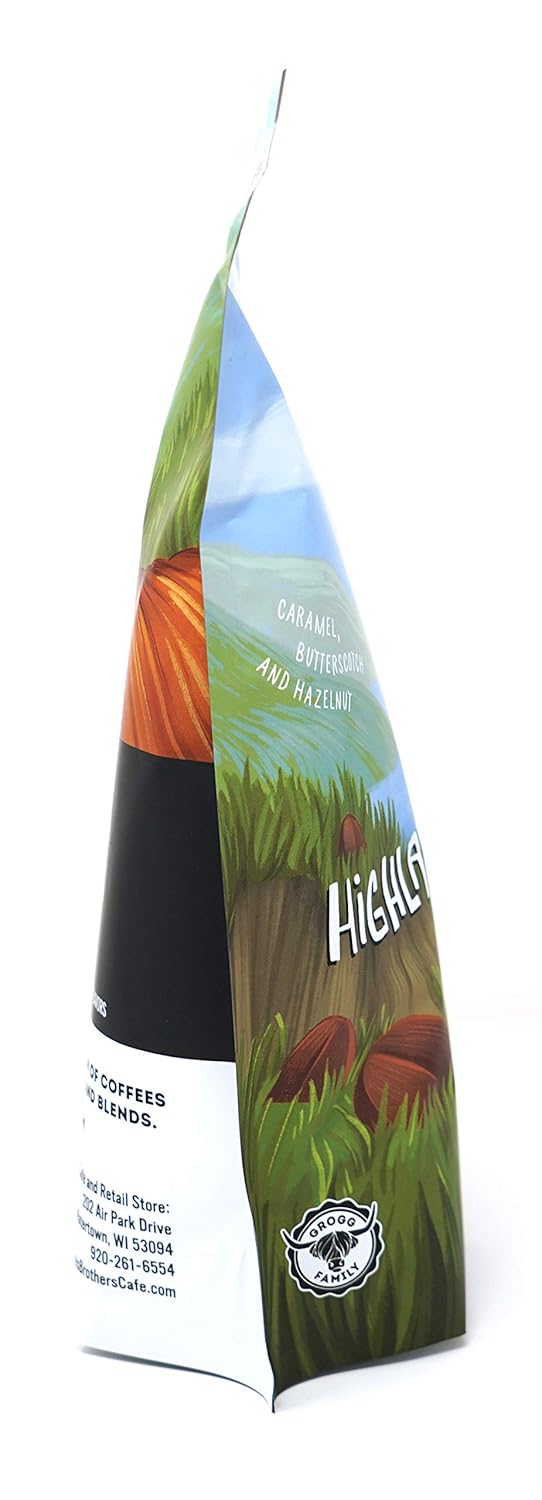 Café Molido Berres Brothers Highlander Grogg, 2lb Caramelo, Avellana