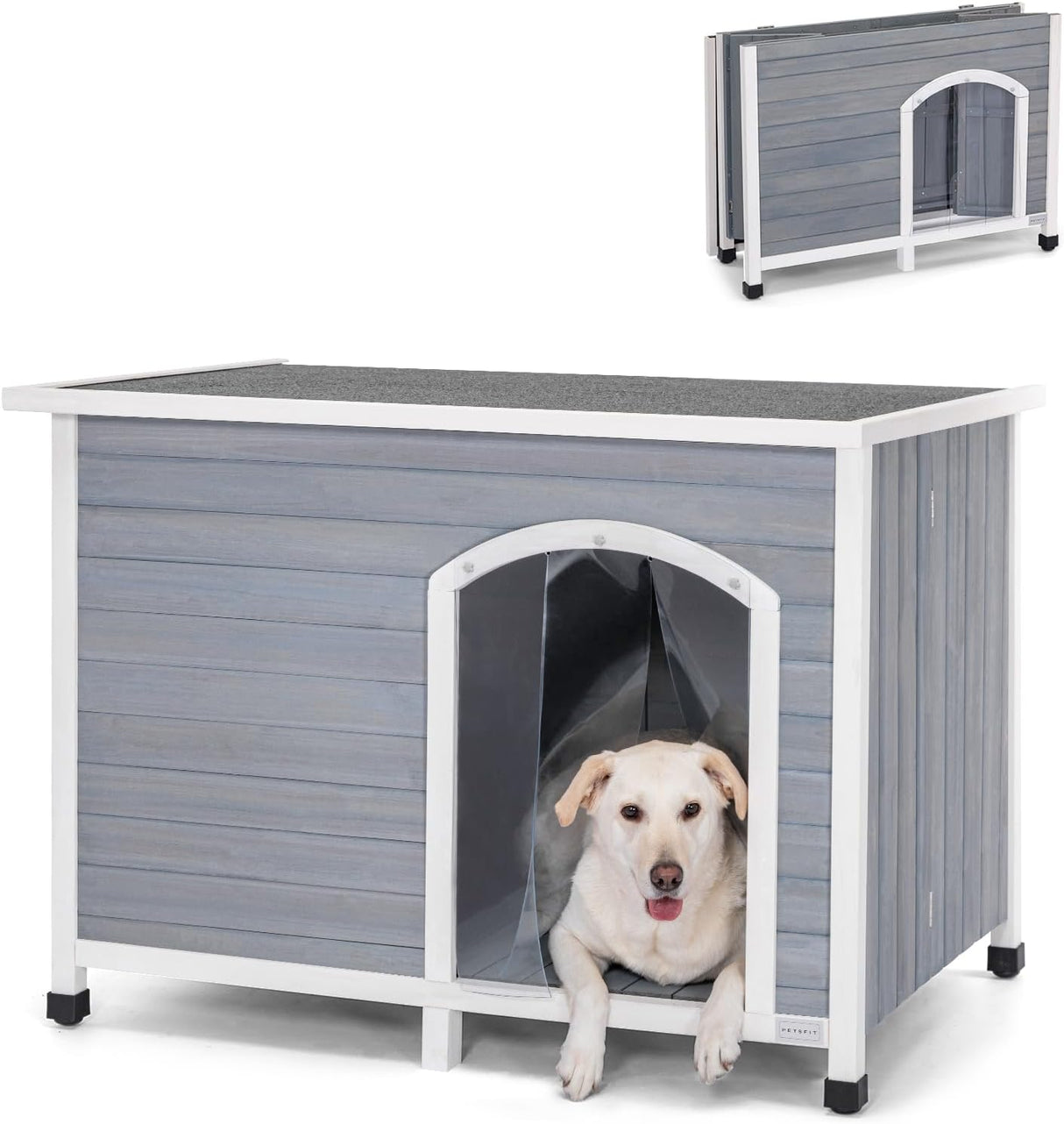 Casa para perros para exteriores no requiere herramientas