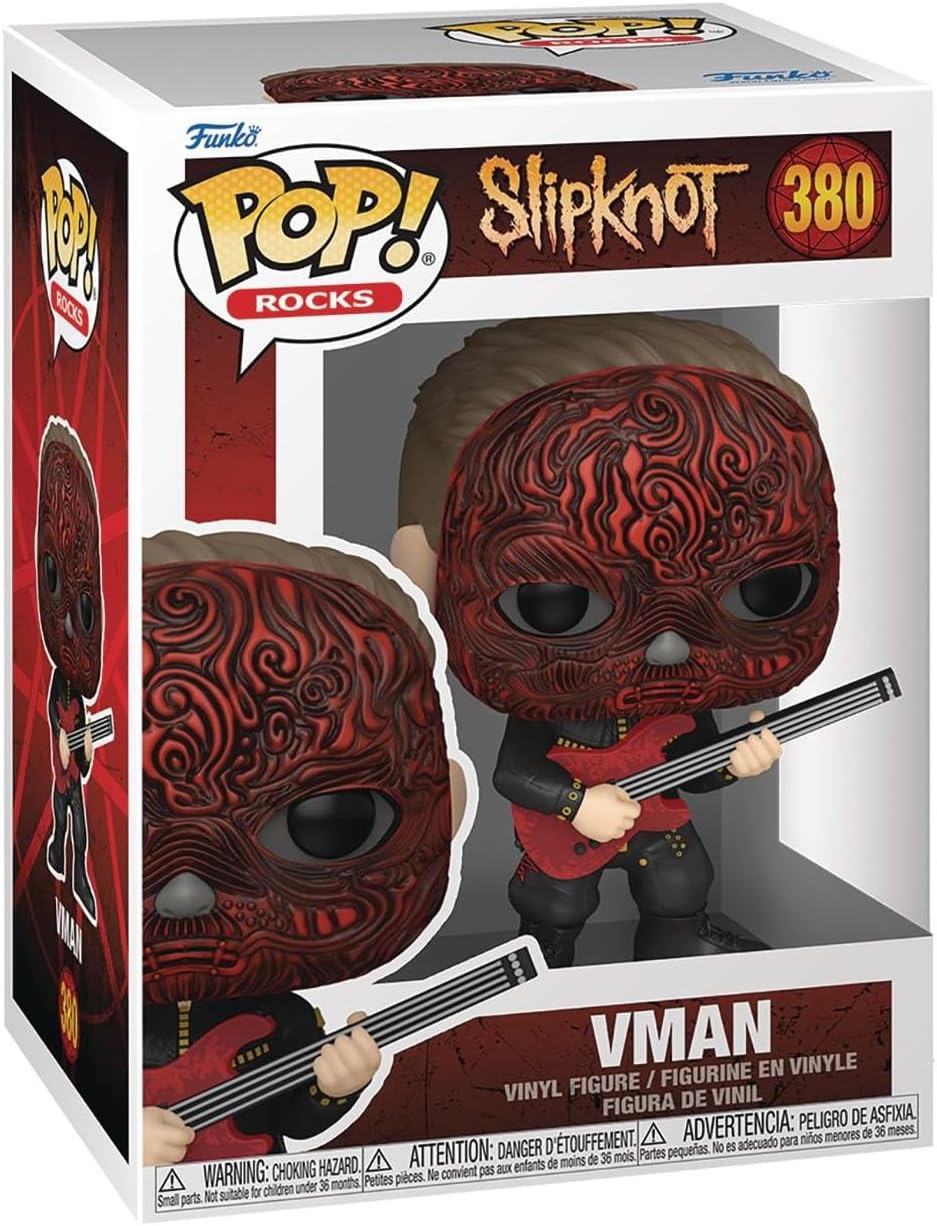 Figura Funko POP Slipknot V-Man 3.75 pulgadas con protector