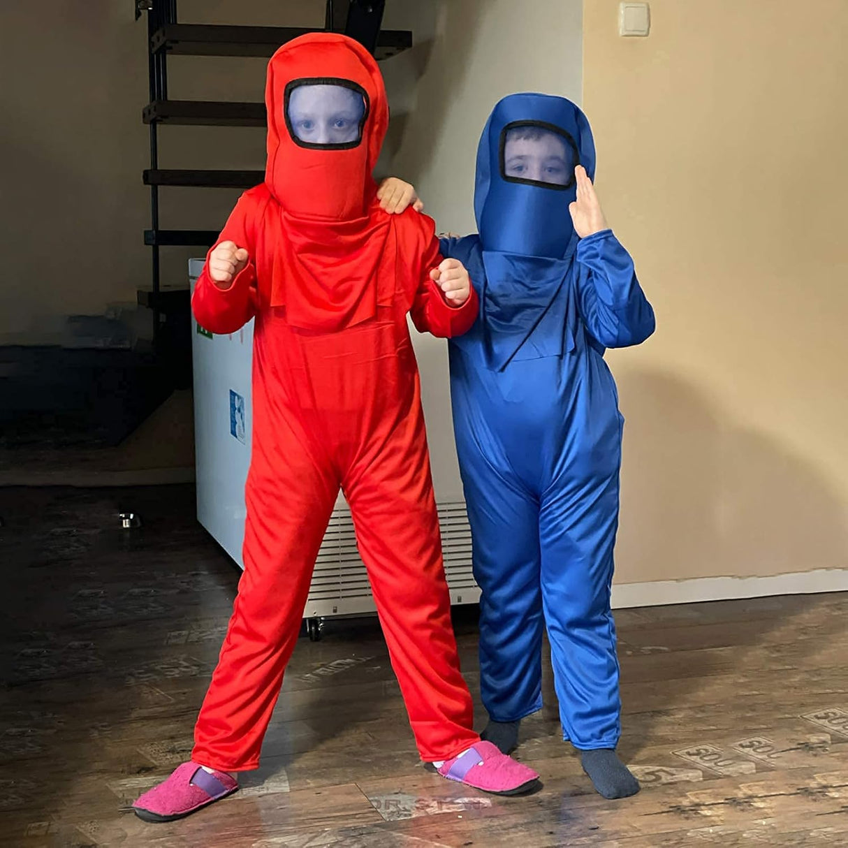 Disfraces de astronauta para Halloween rojo talla L