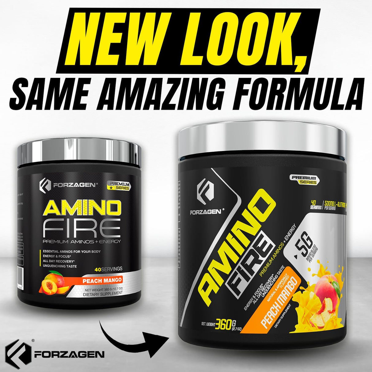Forzagen Amino Fire | Aminoácidos Esenciales, 40 Porciones