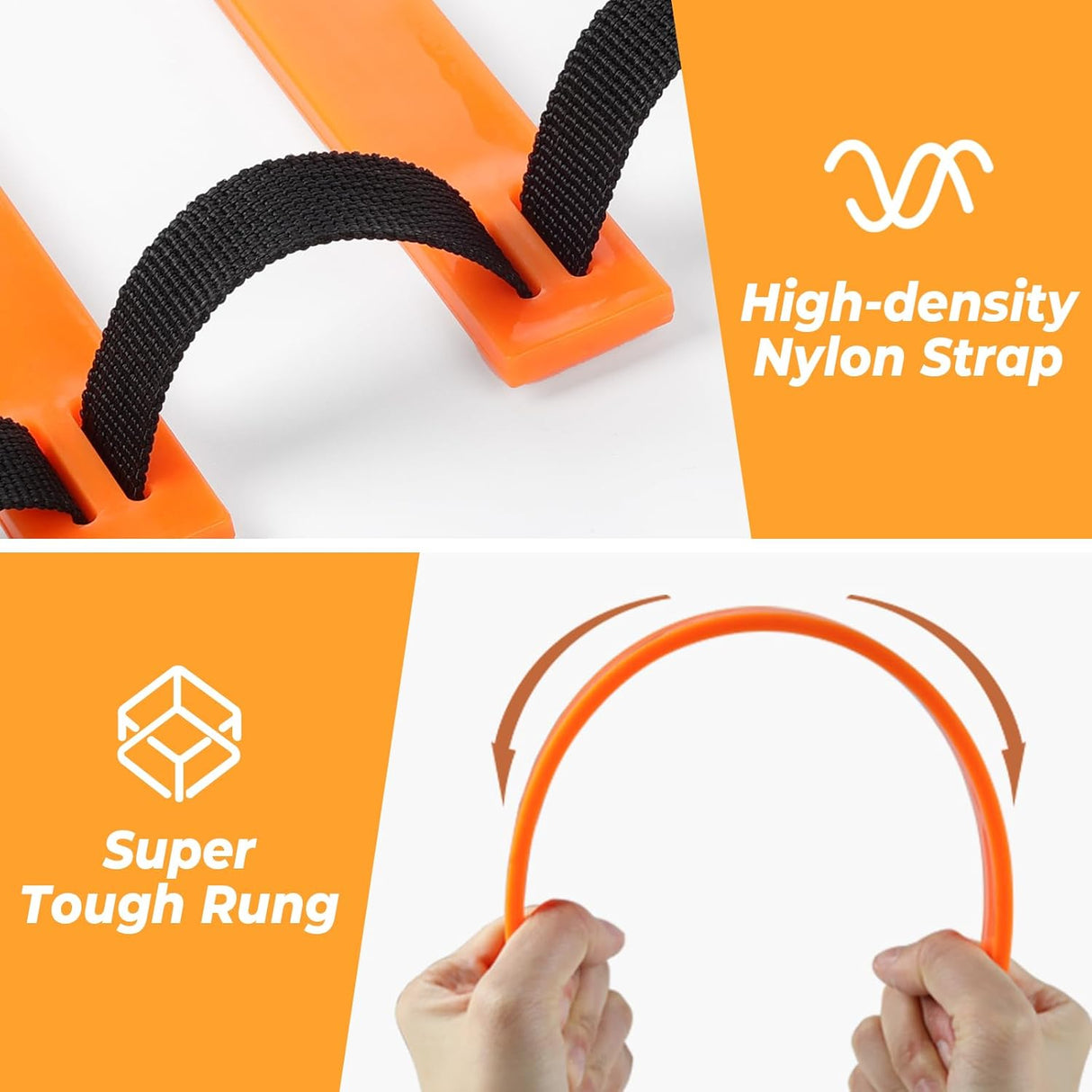 Escalera de Agilidad GHB 20ft 12 Escalones + 10 Conos y 4 Estacas